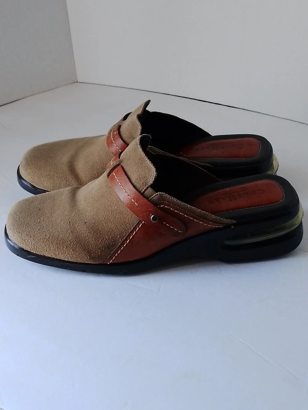 Cole Haan Country Nike Air Clog Tan 9.5 - Picture 4 of 15
